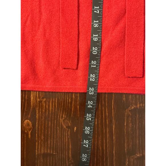 Classiques Entier 100% Cashmere Sweater Red S Necktie Classic Quite Luxury - Picture 12 of 13